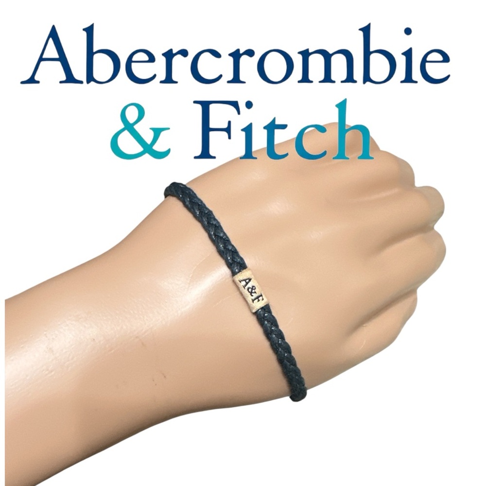 Abercrombie & Fitch Dark Blue Braided Bracelet